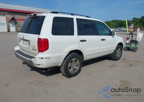 2005 Honda Pilot Ex из США, поврежденный, VIN 5FNYF18485B050765